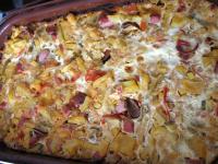 Pieczemy na 180°C 40 minut, potem odkrywamy i 20...