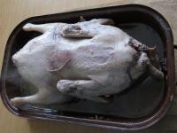 Kaczkę podlewamy wodą i przykrytą pieczemy 1...