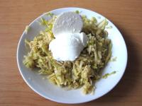 Dodajemy jogurt i mieszamy....