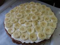 Część bananów układamy na nadzienie....