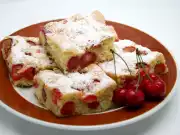 Tradycyjne czereśniowe ciasto